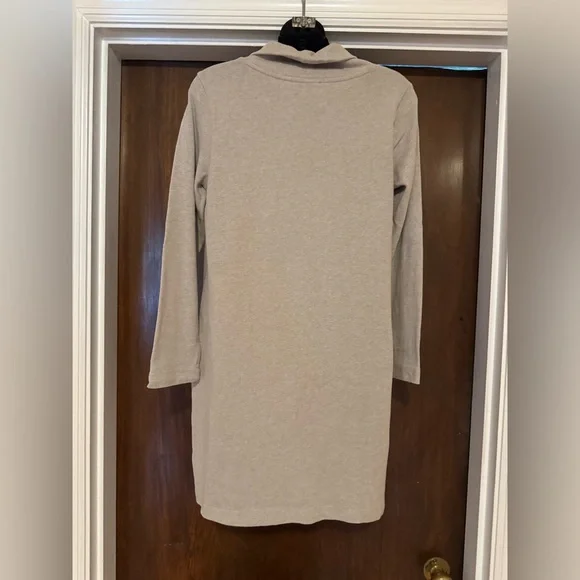 Purejill Soft Touch Cotton Taupe Dress - Size SP - 35” in Length - Picture 2 of 4